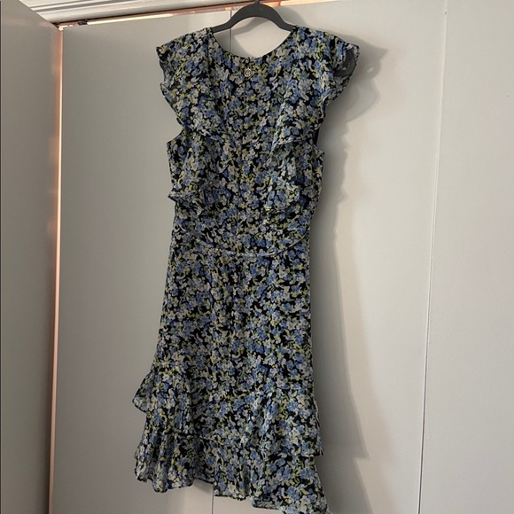 Tommy Hilfiger Blue and Green Floral Mini Dress - Picture 2 of 4